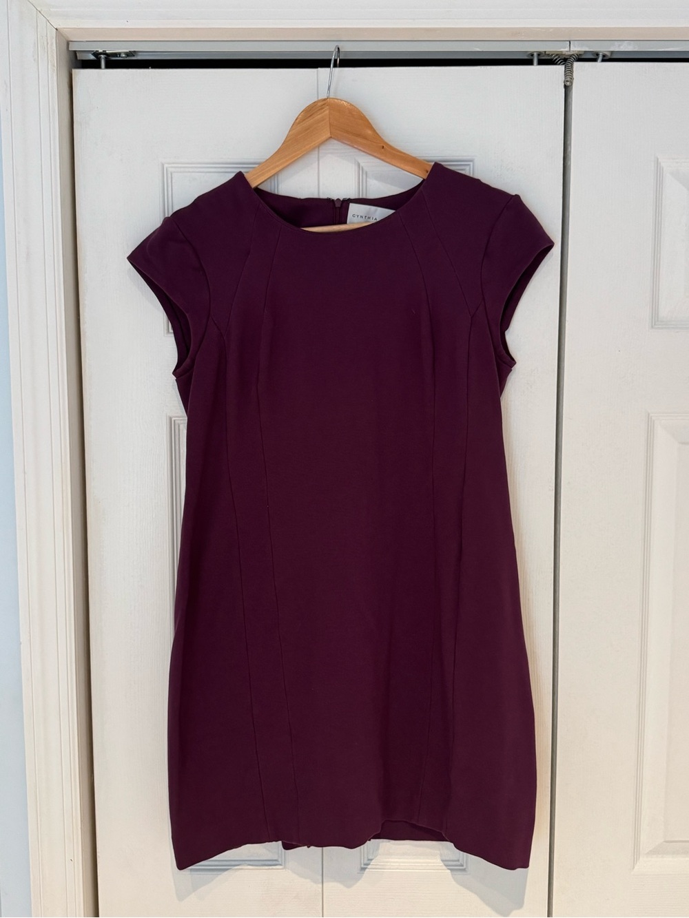 Cynthia Fields plum dress